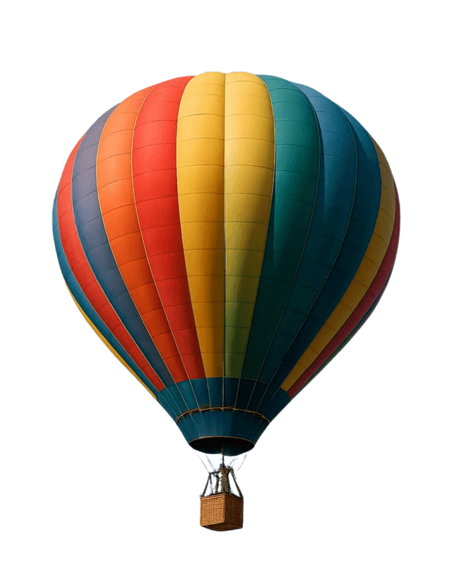 Hot air balloon — symbol of elevating your health