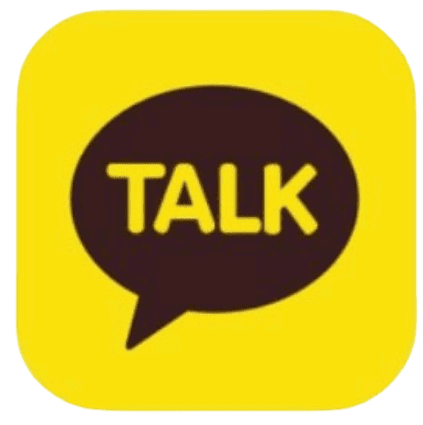 A yellow and brown icon with the word " talk ".